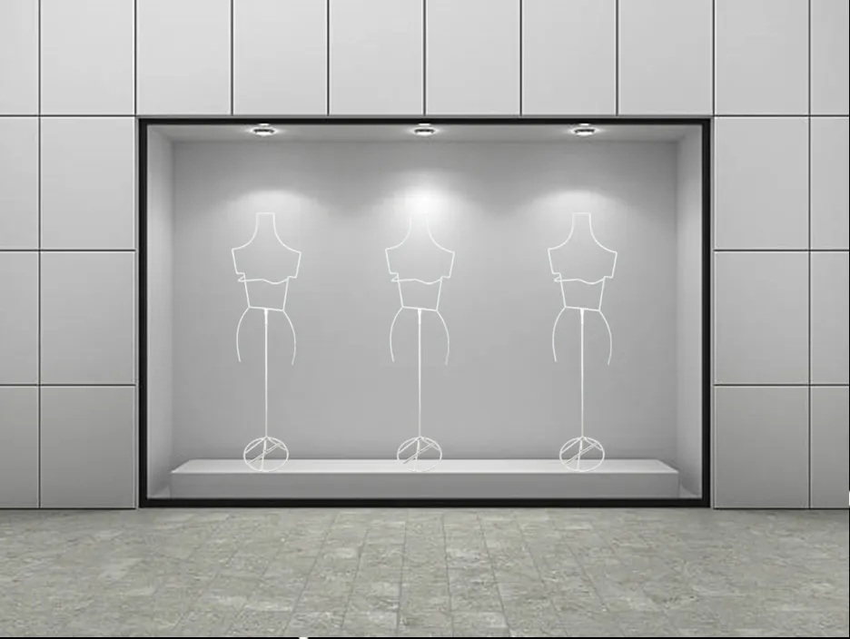 Maniquí Metálico con Base Mujer al mayoreo — Yesh Market
